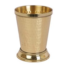 Handtechindia Brass Cocktail Drinkware Mint Julep Cups 12-OUNCE Gold Finish Cock - £20.56 GBP