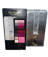 NEW Very YSL Make Up Palette Lip Color Blush Eyeshadow Brush Silver Trav... - $81.89 CAD