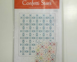 Confetti Stars Pattern 69&quot; x 82&quot; by Fabric Options WS42 Wendy Sheppard - $10.88