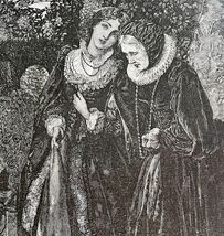 Silver &amp; Gold 1888 Victorian Religious Book Antique 1st Edition Art Prin... - $21.09 CAD