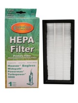 (1) Hoover Powermax Widepath HEPA w/activated Charcoal Filter, Bagless, Turbopow - $11.27