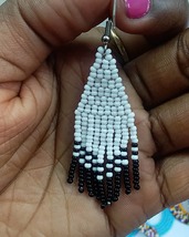 African Maasai Beaded Ethnic Tribal Earrings - Handmade in Kenya 23 - $9.99