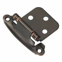10 Oil-Rubbed Bronze Surface Self-Closing Flush Hinge (2-Pack) P244-OBH ... - £29.10 GBP
