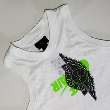 Nike Air Jordan Mens Size XXL Jumpman Wings Mesh Jersey White Green BQ84... - $29.98