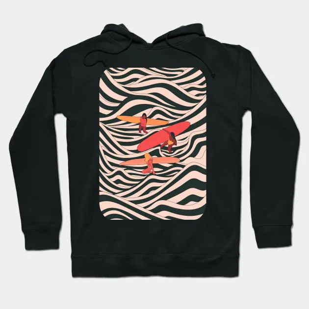 Surfer Friends Hoodie - $36.99