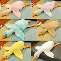 50-190cm Big Goose Plush Toy Kawaii  New Style Colorful Huge Duck Pillow Stuffed - £3.23 GBP+