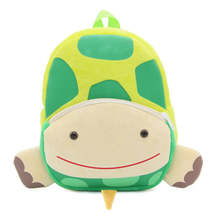 Anykidz 3D Green Turtle School Backpack Cute Animal With Cartoon Designs Childre - £32.41 GBP