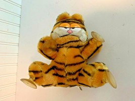 Garfield Plush Stuffed Animal Toy Window Cling Cute 7.5 in Tall - £13.74 GBP