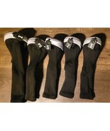 5x Andux headcover adjustable tag 1-7 black &amp; silver Excellent Condition - $284.91 MXN