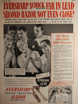 1946 Original Esquire Art WWII Era Advertisement Eversharp Schick Injector Razor - £5.06 GBP