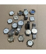 Lot Of Watches Timex Watches And Cases For Parts / Repair - £29.38 GBP