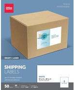 Office Depot® Brand Inkjet/Laser Shipping Labels, Rectangle, 5 1/2&quot; x 8 ... - $27.77 CAD