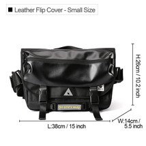 Hot Selling Men&#39;s Crossbody Bag Hip Hop Street Cycling Travel Bag  Black Simple  - £66.08 GBP