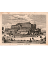 Engraved Print &quot;Horticultural Building&quot; c1900 - $20.37 CAD