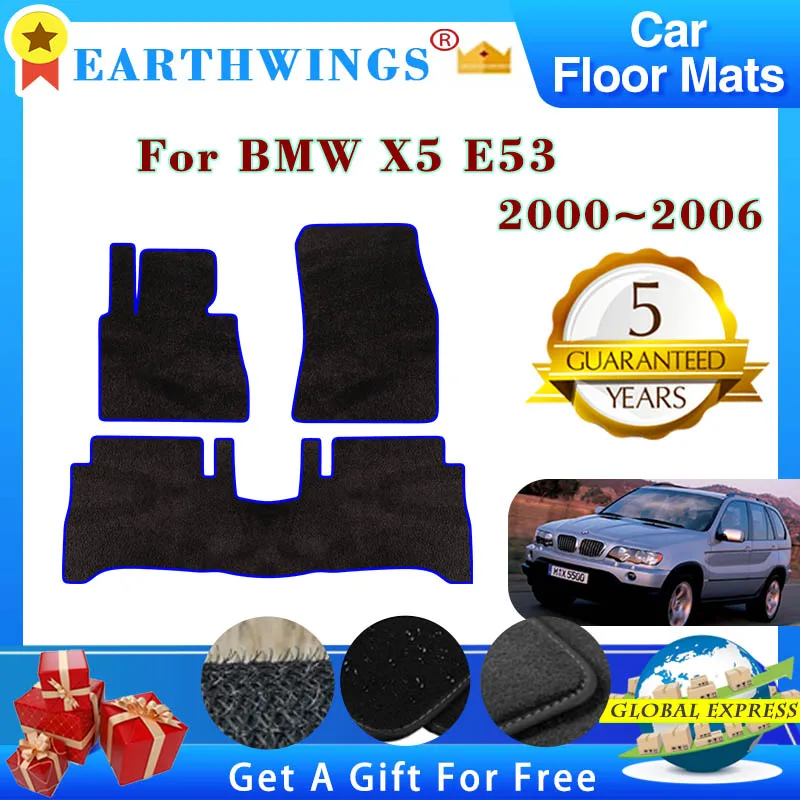 Car floor mats fit for bmw x5 e53 2000 2001 2002 2003 2005 2006 carpets rugs thumb200