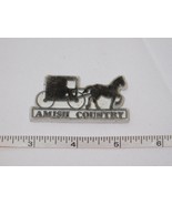 Amish Country Horse Wagon 2 1/4&quot; x 1 1/4&quot; fridge magnet refrigerator Pre... - £8.07 GBP