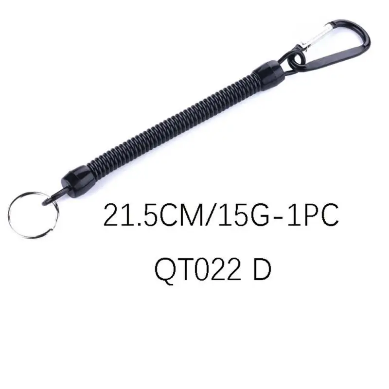 1Pcs Retractable Spring Elastic Fishing Take-up cord Anti-lost Rope Phone Keycha - £46.33 GBP