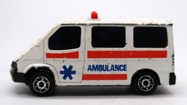 Majorette Sonic Flashers European Style Ambulance Van 3&quot; Diecast Ford Tr... - $9.99