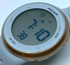 Armitron Digital Watch 40/8423 Men 50m Rose Gold Gray Alarm Chrono New Battery - £13.28 GBP