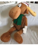 1996 large 23&quot; MACY BULLWINKLE MOOSE PLUSH n ROCKY SQUIRREL Chiristmas D... - £10.94 GBP