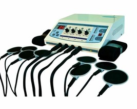 New 4ch Electrotherapy Pulse Massager Home use Physiotherapy  Therapy Ma... - £98.35 GBP