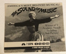 Sound Of Music TV guide Vintage Print Ad Julie Andrews Christopher Plumm... - $5.93