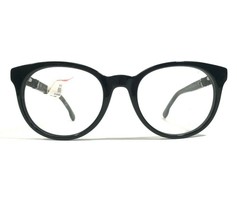 Diesel DL5156 col.001 Eyeglasses Frames Black Round Full Rim Horn Rim 51... - $60.56