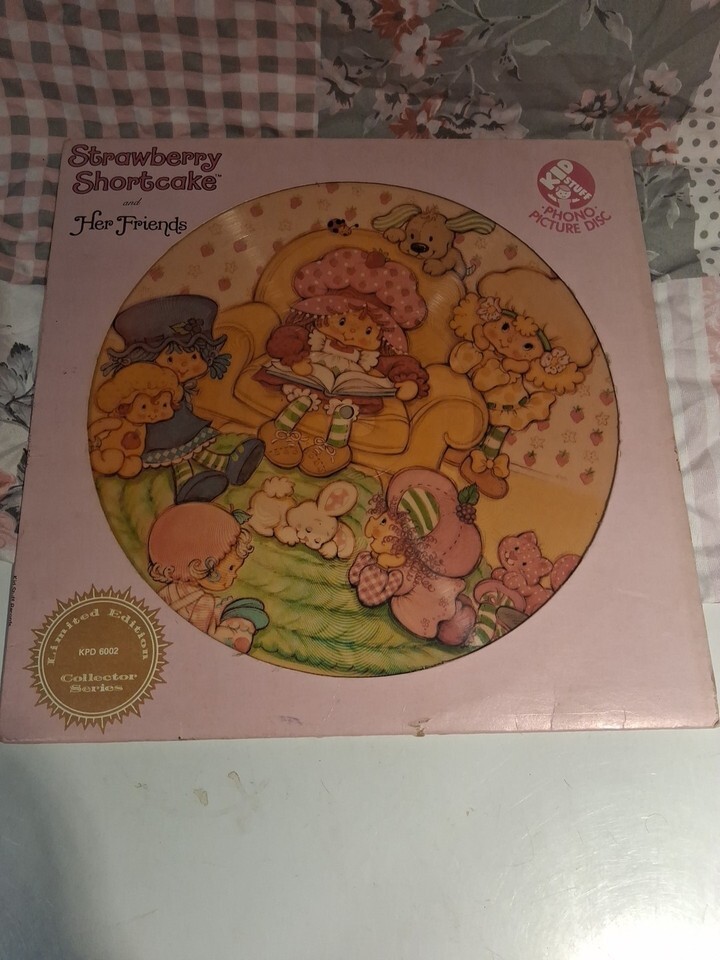 Strawberry Shortcake Friends Limited Edition Vintage 1981 Picture Disc Vinyl LP Item image 12