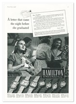 Print Ad Hamilton Wrist Watches Dear Daughter Vintage 1938 Advertisement - £9.81 GBP