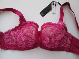 Fantasie 2402 Susanna Mesh Lace Side Support UW Bra Fuchsia 30G MSRP $78  - £27.72 GBP