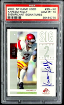 2003 UD SP Game Used Significant #SS-KK Kareem Kelly /99 RC Rookie PSA 10 POP 2 - £22.71 GBP