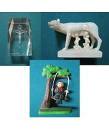 Paperweight Compatible with CAST Iron Swing Girl Alabaster ROMULO and RE... - $21.55