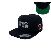 Foodie USA Full Stomach Empty Wallet Snapback Hat - £15.80 GBP