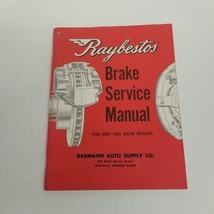 Vintage 1966 Raybestos Brake Service Manual, For Disc &amp; Drum Brakes, Nic... - $21.73
