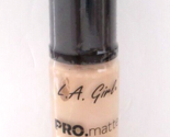 L.A. Girl Pro-Matte Foundation High Definition Long Wear GLM674 Natural ... - $7.91