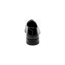 11003,Stacy Adams Patent Shiny Leather Concorde Cap Toe Oxford Lace Up image 2