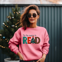 Tis the Season to Read Sweater, Xmas Sweater, Holiday Sweater, Books Lovers - £14.46 GBP+