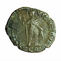 Roman Coin Gratian Avelate AE3 AE18mm Bust / Emperor with Labarum &amp; Shield 03880 - £16.53 GBP