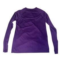 Holloway USTA Long Sleeve Performance Shirt Purple Womens Small Tennis Top image 5