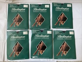 Lot Of 6 Burlington Sheer Legacy Small Navy Tummy &amp; Hip Control Pantyhos... - £22.80 GBP