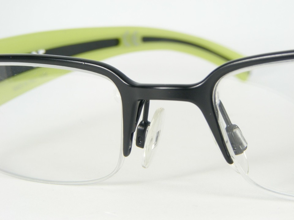 Exalt Cycle EXMAX C.4 BLACK /GREEN /LIME EYEGLASSES GLASSES 52-17-135mm Italy Item image 8