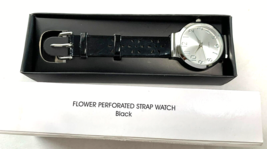 Vintage Avon Flower Perforated Strap Watch Vintage 2017 New Original Box... - $8.75
