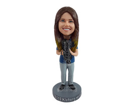 Custom Bobblehead Cool Videographer ready to start recording with a pro camera a - £70.97 GBP