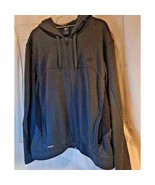 Starter Men&#39;s Hoodie Sweatshirt Gray Full Zip Front Pockets Drawstring M... - $23.75