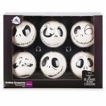 Theme Parks Disney Holiday Ornament Jack Skellington Emotions Box Set of 6 New - £56.87 GBP