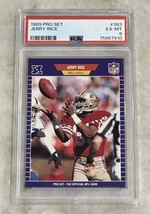 Jerry Rice* 1989 Pro Set Gte Super Bowl Album #383 Super Rare*** Nfl 49ers Psa 6 - £22.66 GBP