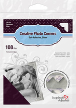 Scrapbook Adhesives Paper Photo Corners Self-Adhes - £14.52 GBP