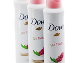Dove Go Fresh Moisturizing Cream 48h Anti Perspirant 8.45 oz Pomegranate... - £18.86 GBP