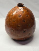 Vintage Brown Ostrich Pattern Pottery 10” Beer Water Pitcher Jug - Unkno... - $298.02 MXN