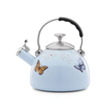 Lenox 888256 Butterfly Meadow 8-Cup Blue Stainless-Steel Tea Kettle (Ope... - $895.01 MXN